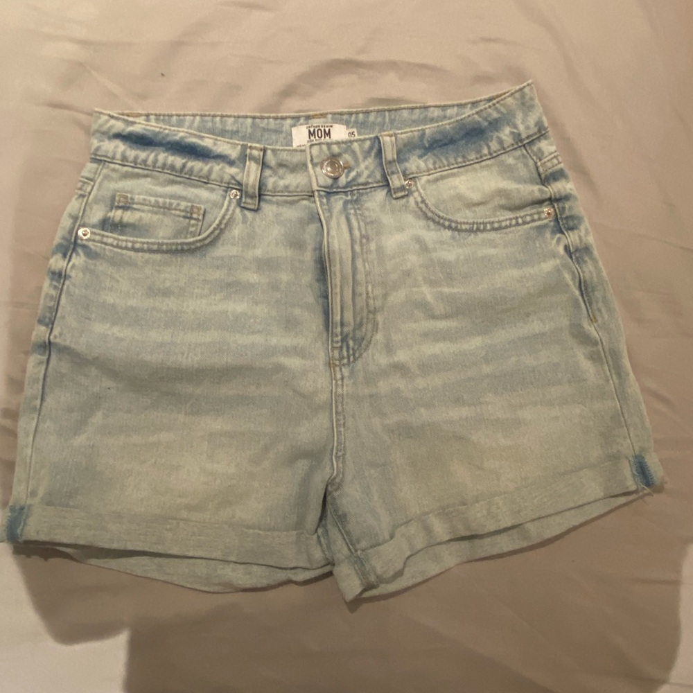 Light Blue Denim Shorts